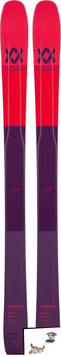 Set: Völkl 90Eight W 2019 + G3 Ion LT 12 - Bild 1