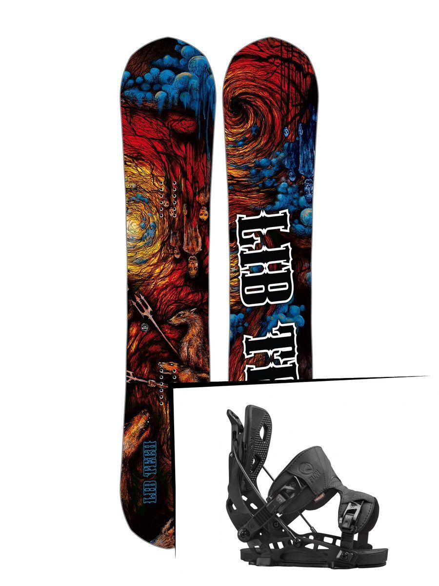 Set: Lib Tech From Hell Hot Knife 2017 + Flow NX2 (1513115S) - Bild 1