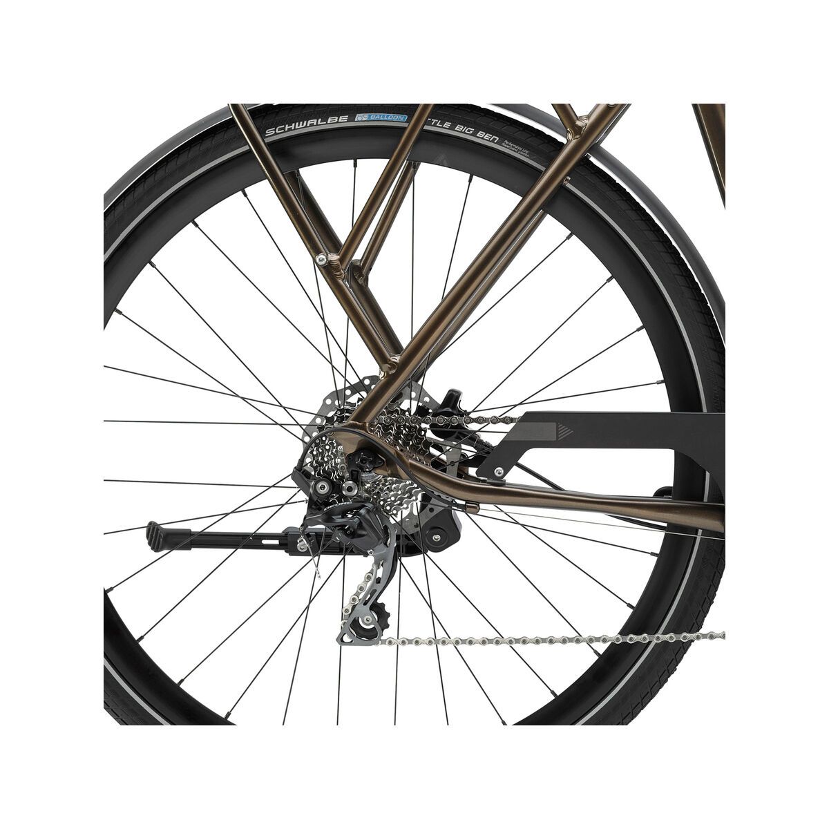 Cannondale Tesoro 1, gloss bourbon w/ matte black coffee details - Bild 4