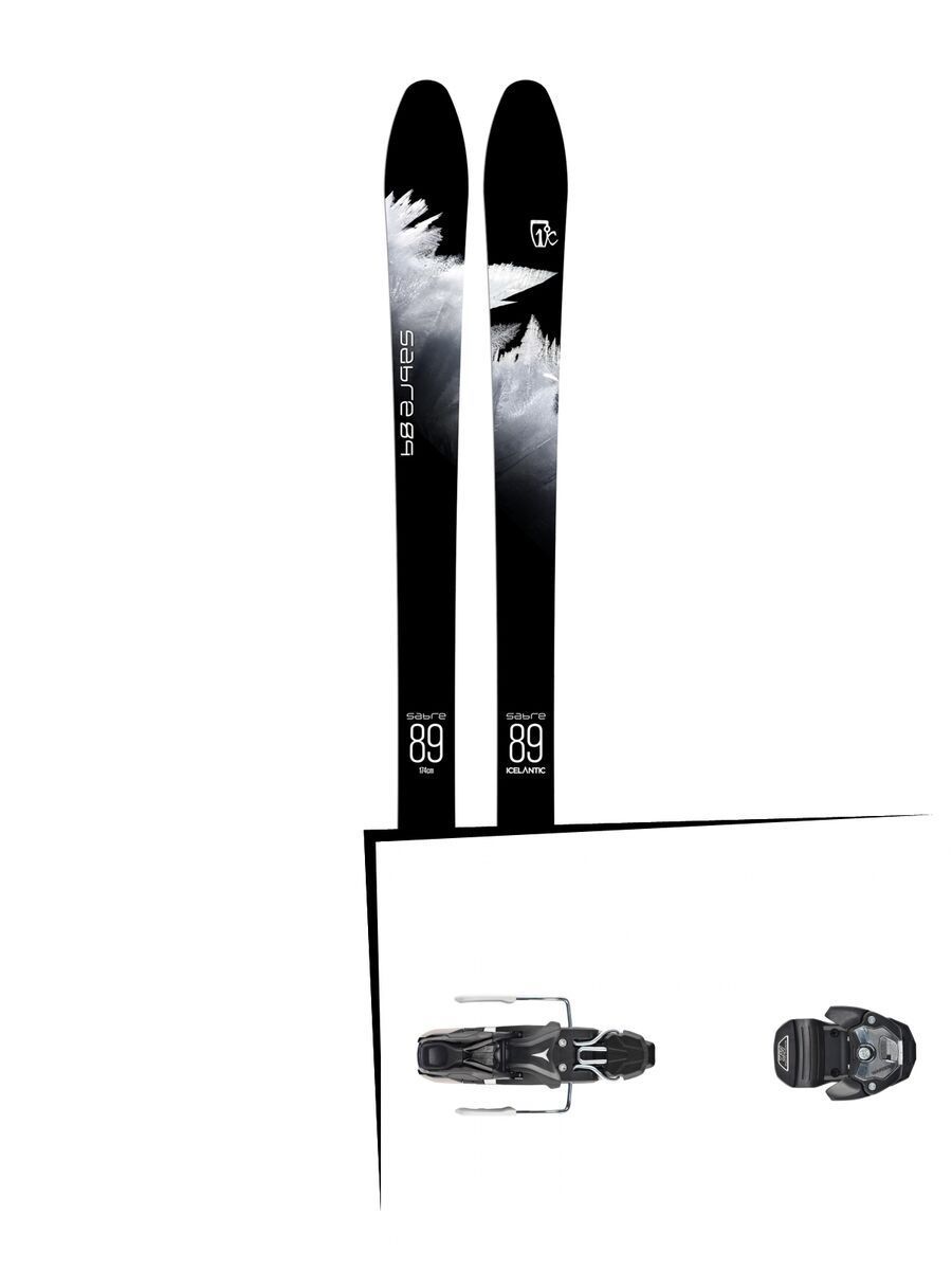 Set: Icelantic Sabre 89 2018 + Atomic Warden MNC 11 black/black - Bild 1