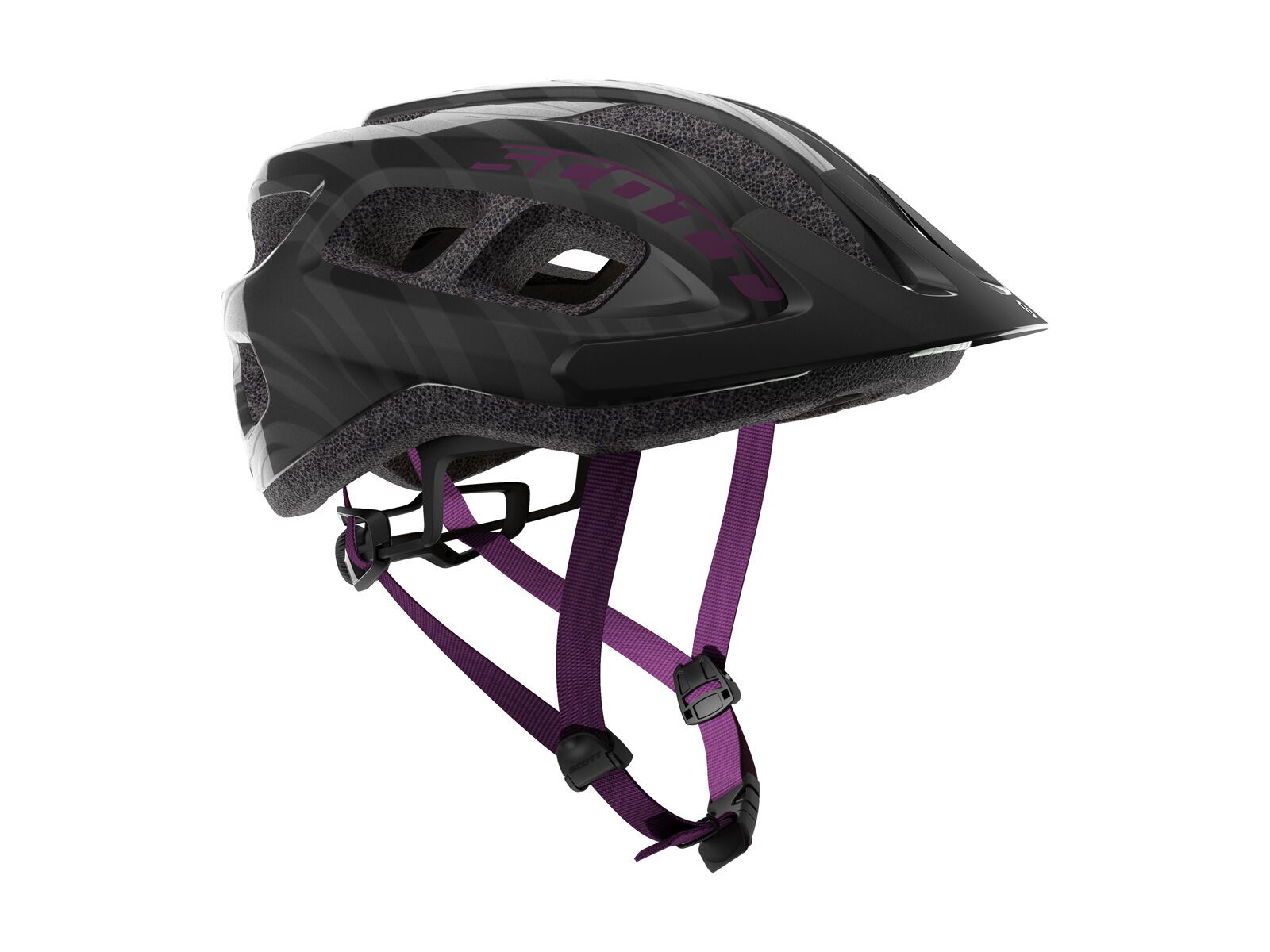 Scott Supra Helmet, black/violet - Bild 1