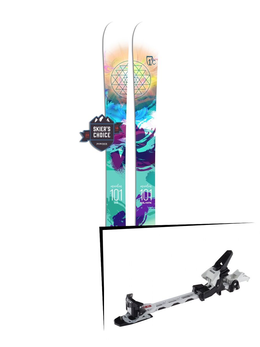 Set: Icelantic Maiden 101 2018 + Hagan Z02 - Bild 1