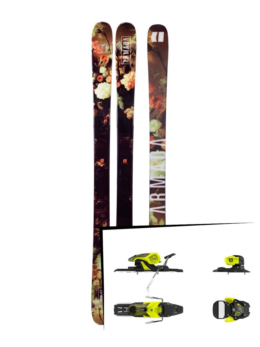 Set: Armada Arw 86 2018 + Salomon Warden 11 yellow/black - Bild 1