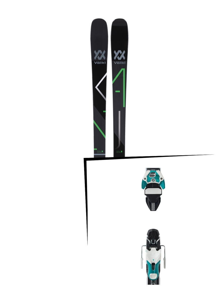 Set: Völkl Kanjo 2018 + Atomic Warden 11 DT white/mint - Bild 1