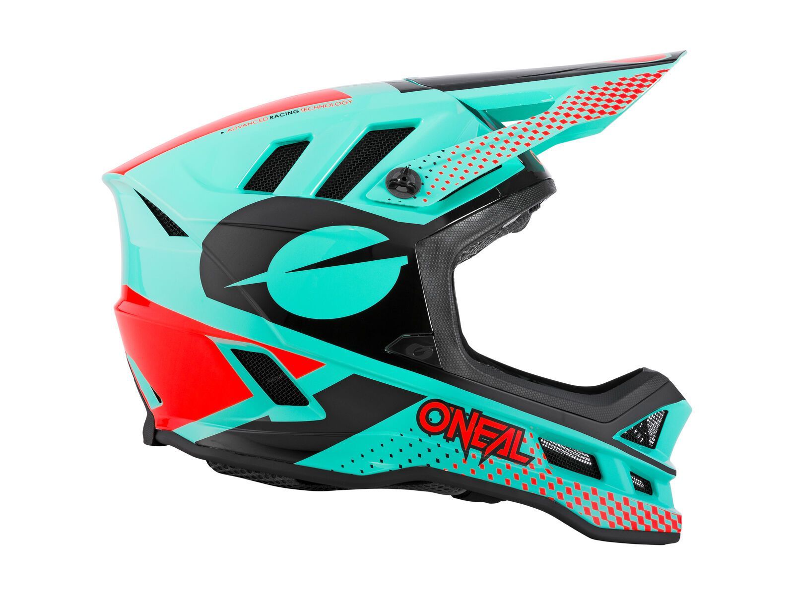 ONeal Blade Polyacrylite Helmet Ace, mint/orange/black - Bild 3