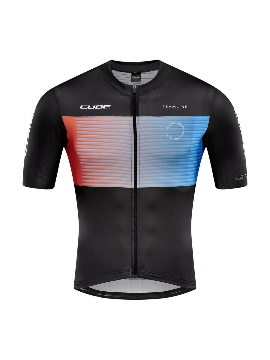 Cube Vertex Trikot kurzarm, black´n´blue´n´red - Bild 1