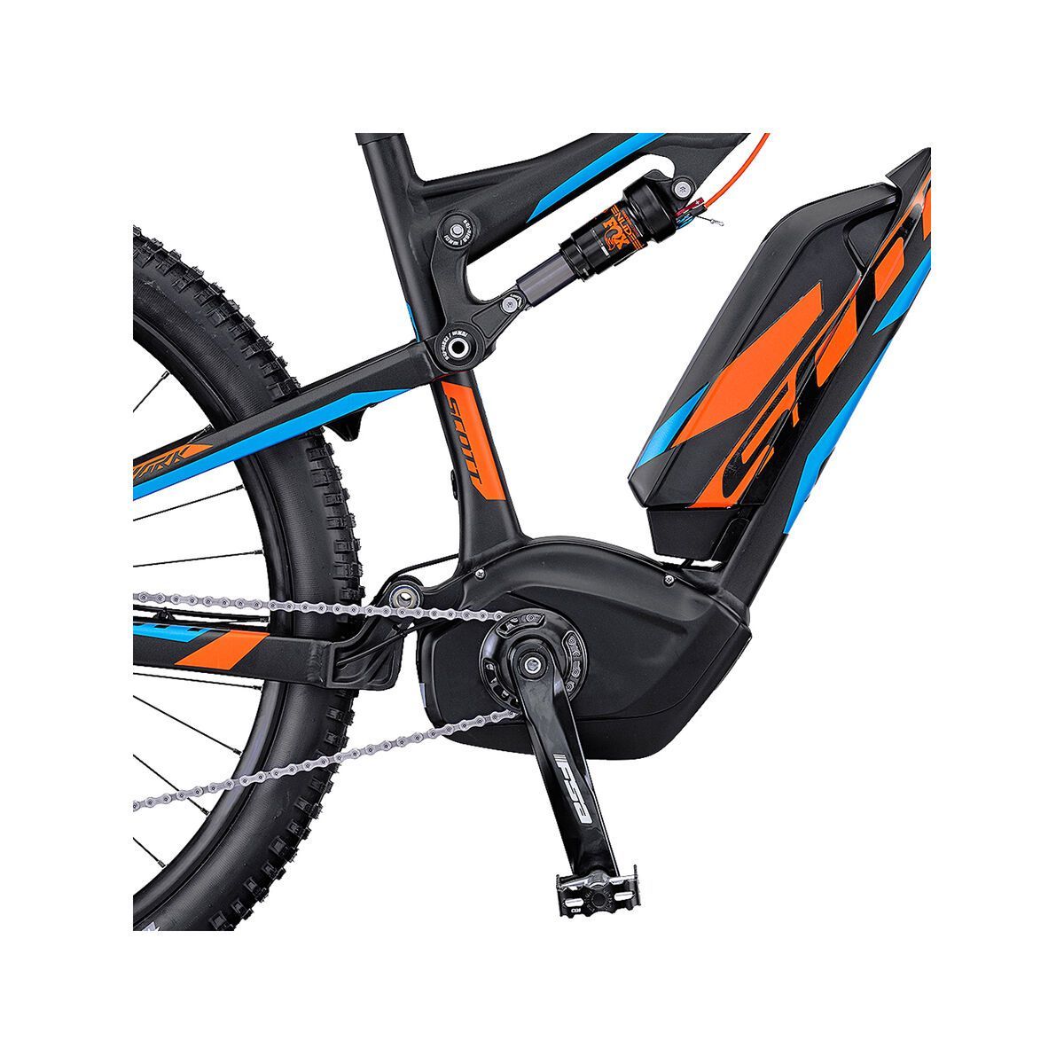 Scott E-Spark 710, black/orange/blue - Bild 5
