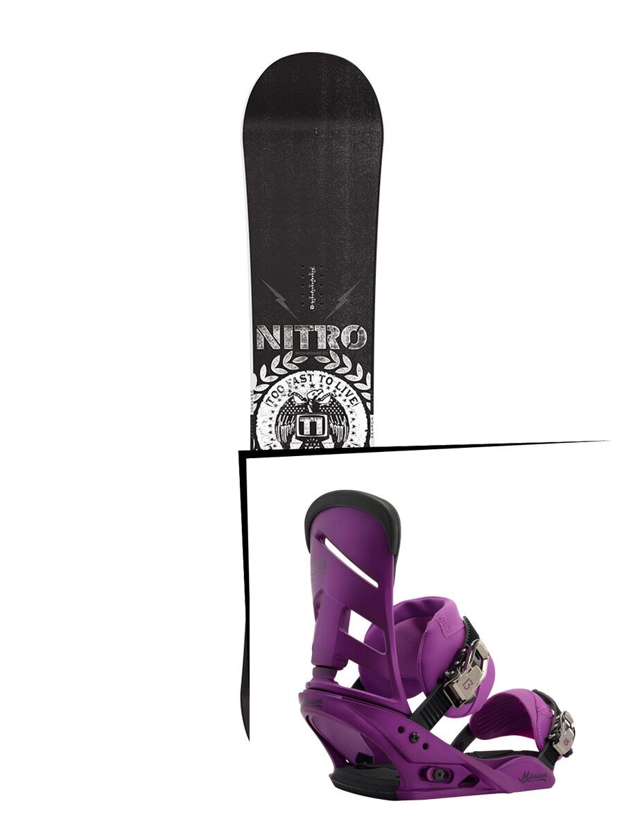Set: Nitro T1 2016 + Burton Mission (1191287S) - Bild 1