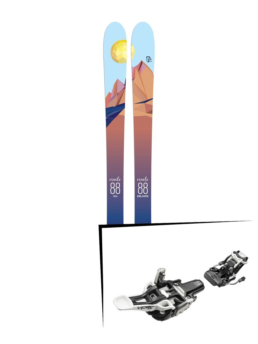 Set: Icelantic Oracle 88 2018 + Fritschi Diamir Vipec 12 schwarz - Bild 1