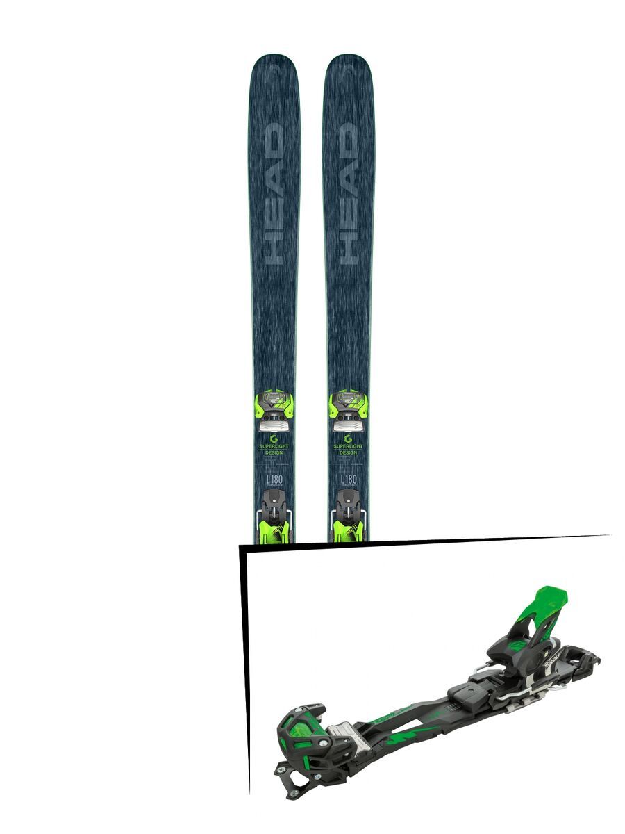 Set: Head Kore 105 2018 + Tyrolia Adrenalin 16 solid black flash green - Bild 1