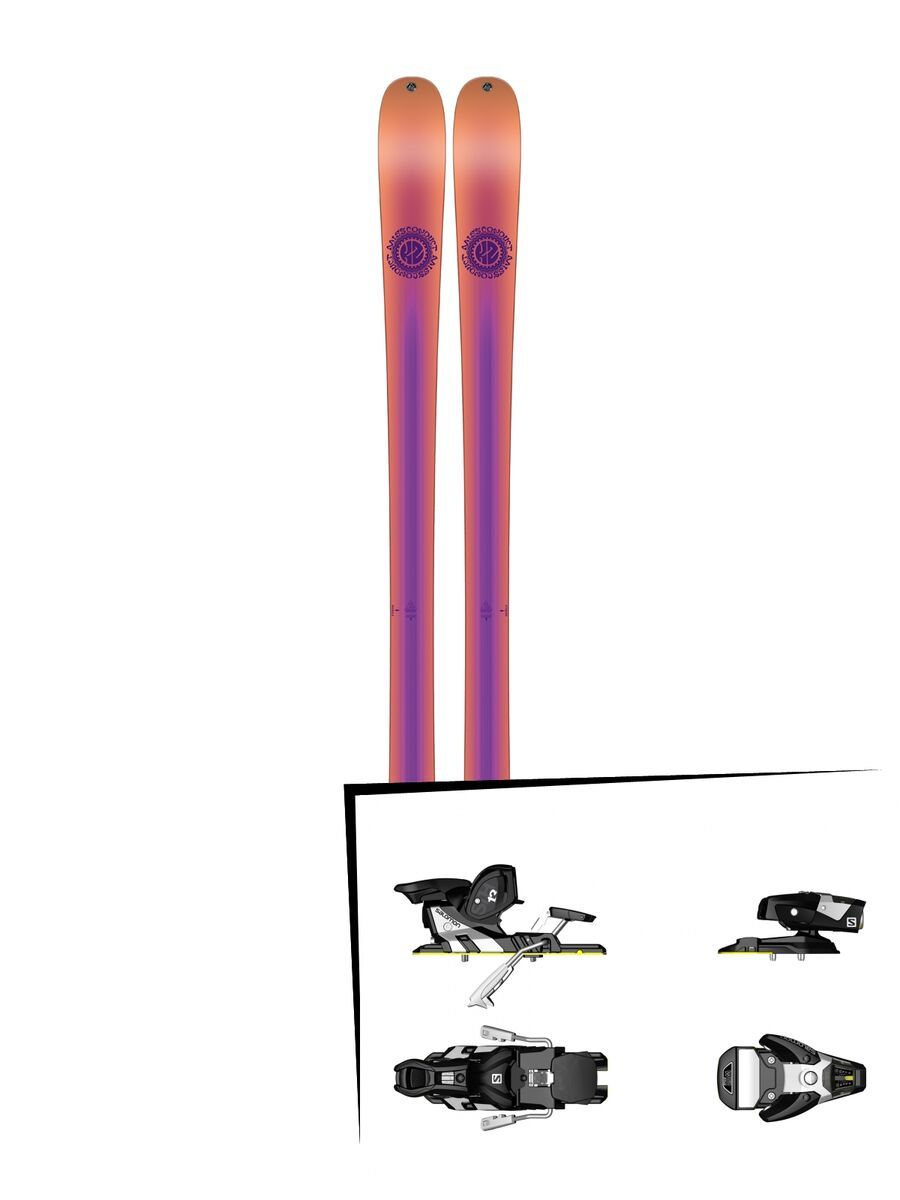 Set: K2 SKI Missconduct 2018 + Salomon STH2 WTR 13 black/white - Bild 1