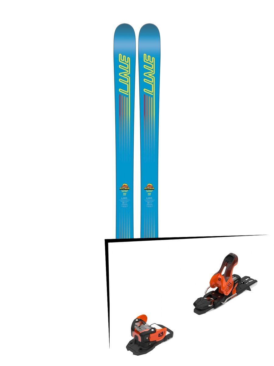 Set: Line Gizmo 2018 + Salomon Warden 11 orange/black - Bild 1