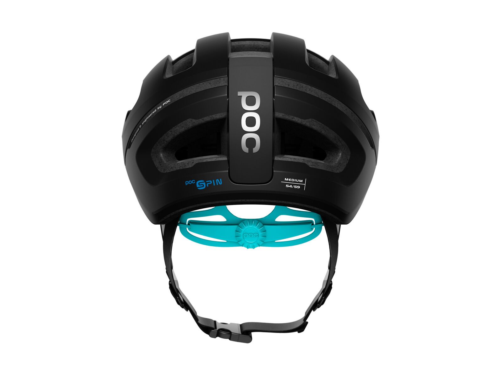 POC Omne Air SPIN, uranium black/kalkopyrit blue matt - Bild 3