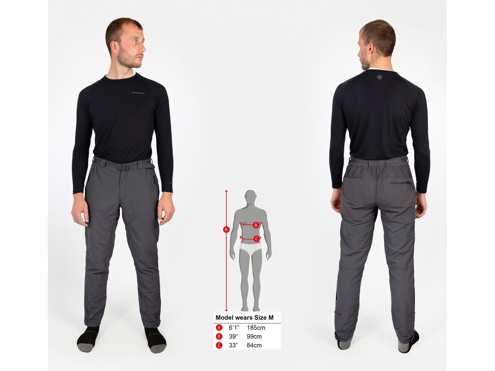 Endura Hummvee Hose, grey - Bild 8