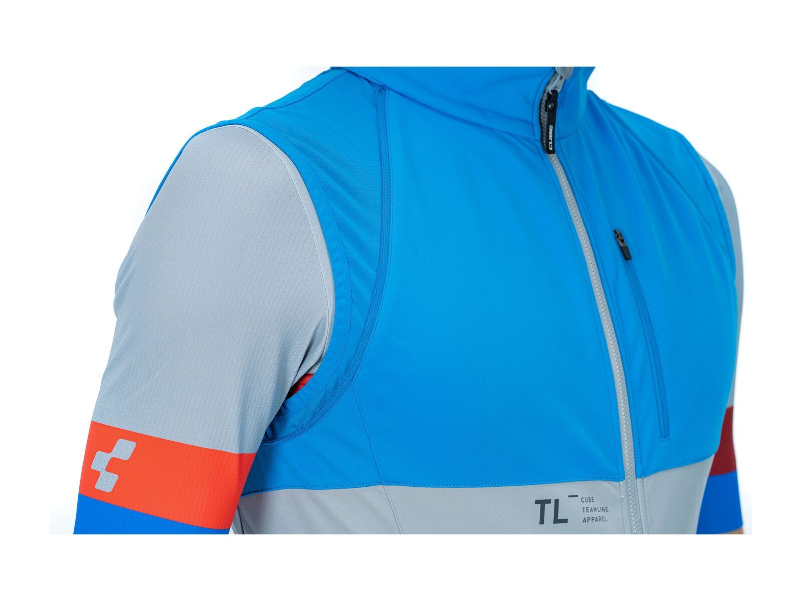 Cube Teamline Multifunktionsjacke, blue´n´grey - Bild 6