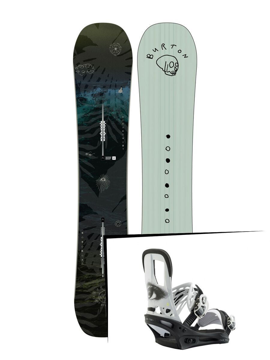 Set: Burton Flight Attendant 2019 + Burton Cartel all eyez - Bild 1