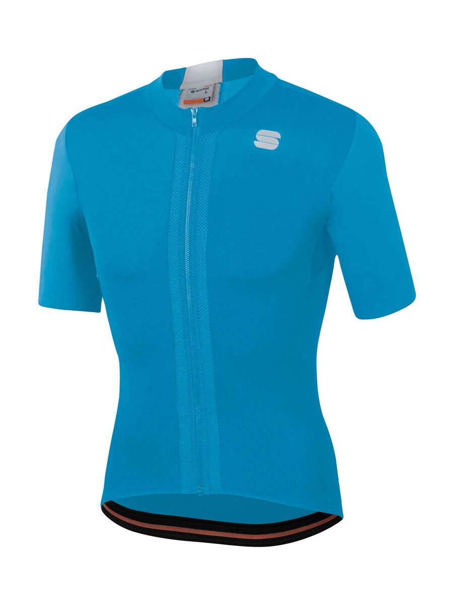 Sportful Strike Short Sleeve Jersey, blue atomic/white - Bild 1