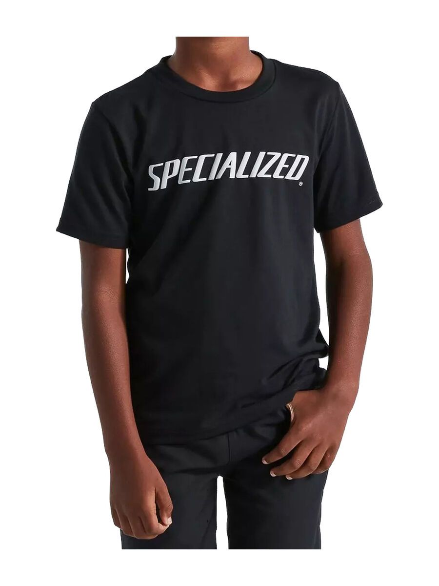 Specialized Wordmark T-Shirt Kinder kurzarm, black - Bild 1