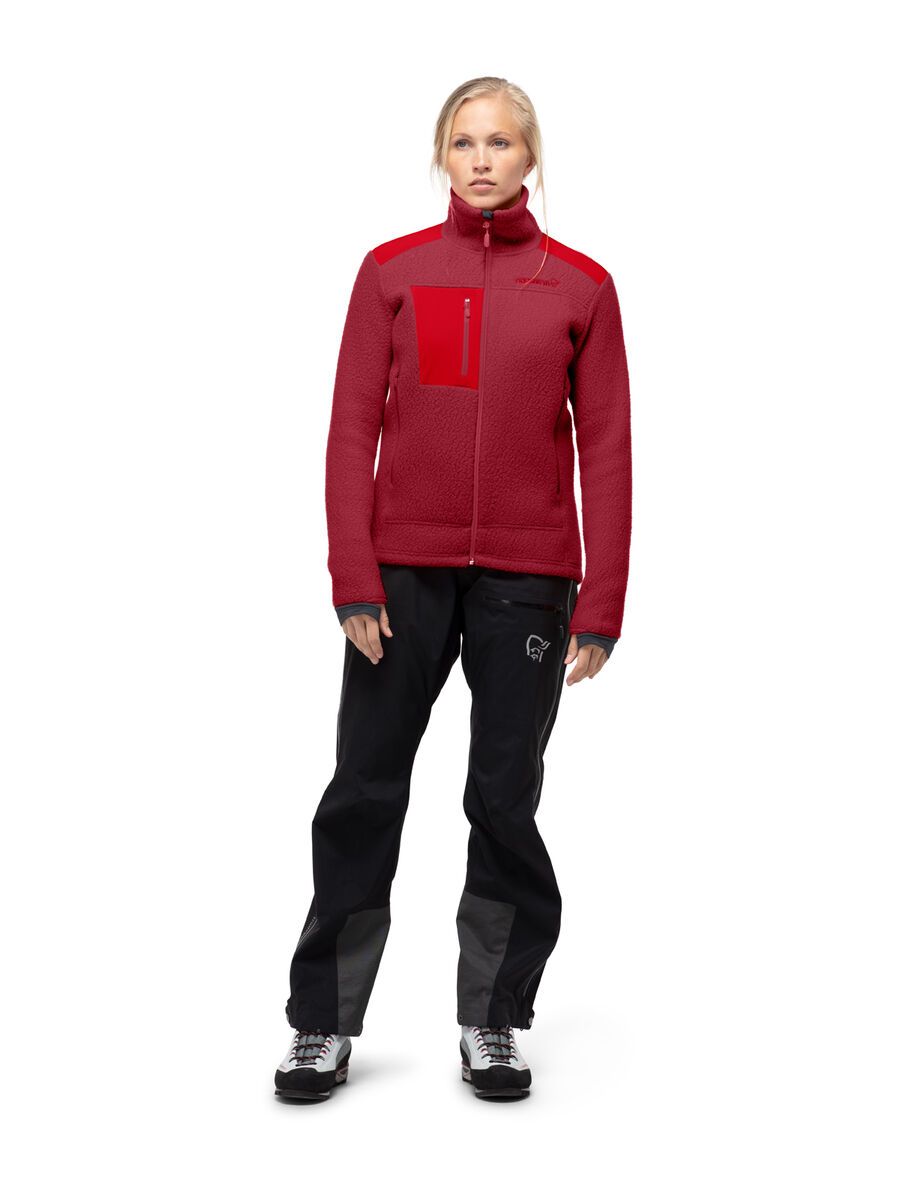Norrona trollveggen Thermal Pro Jacket W's, rhubarb - Bild 3
