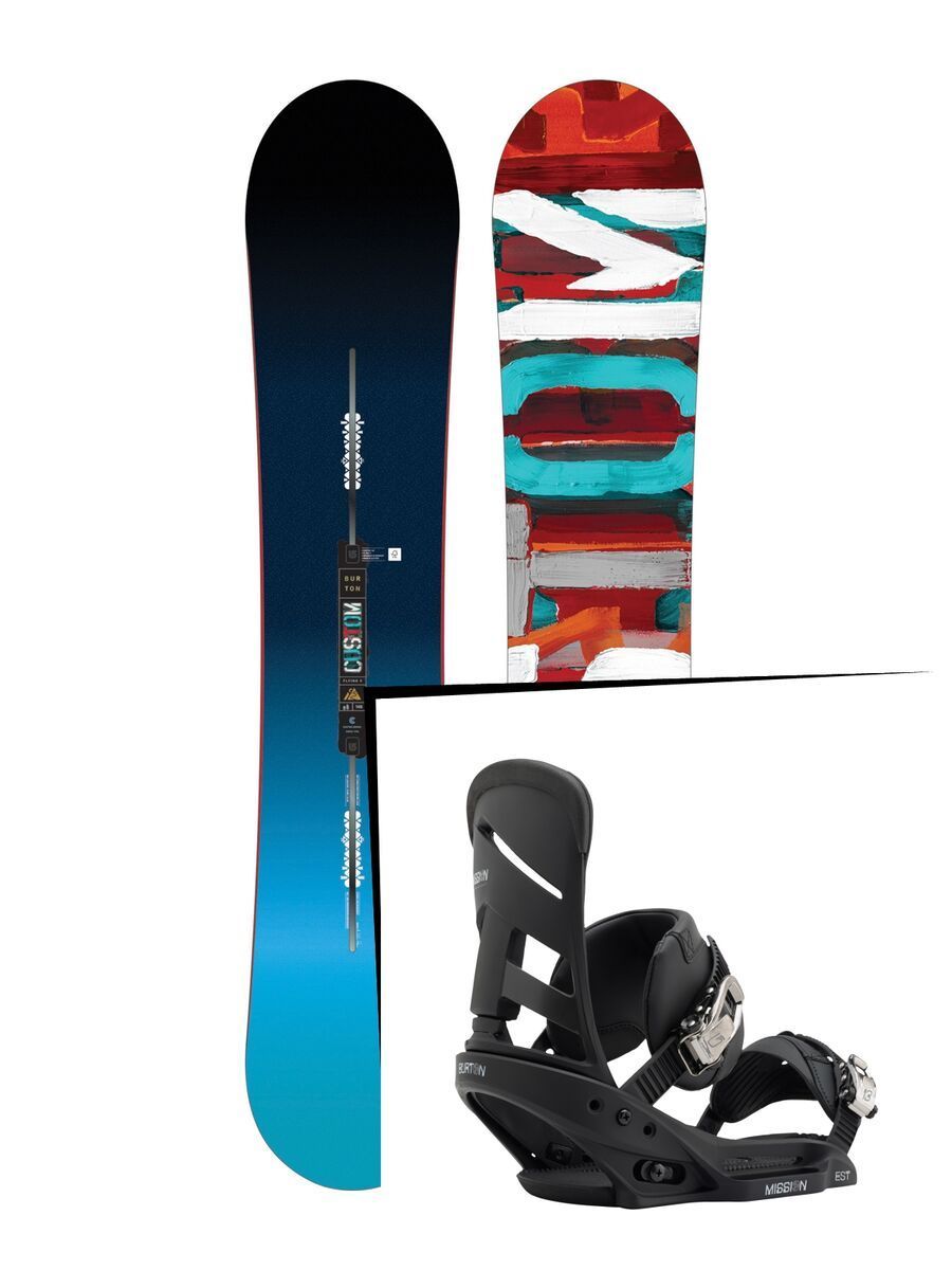 Set: Burton Custom Flying V 2017 +  Mission EST (1712891S) - Bild 1