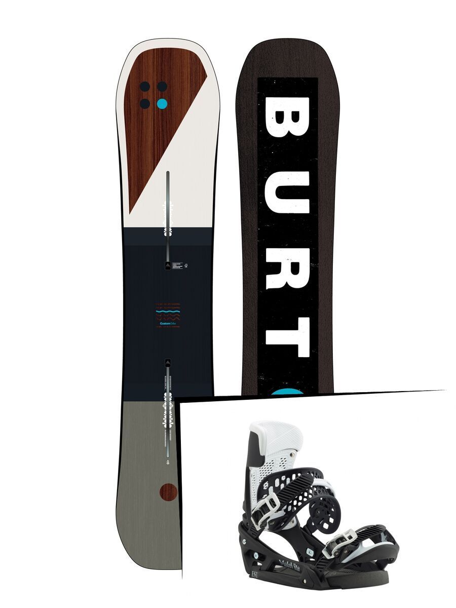 Set: Burton Custom Flying V 2019 +  Malavita EST (1931043S) - Bild 1