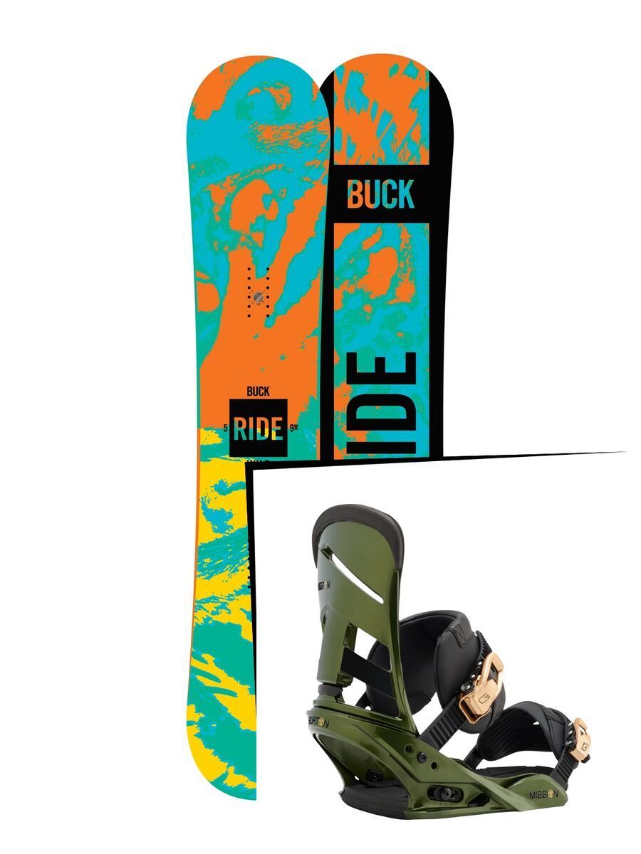 Set: Ride Buck Wild 2016 + Burton Mission (1712882S) - Bild 1