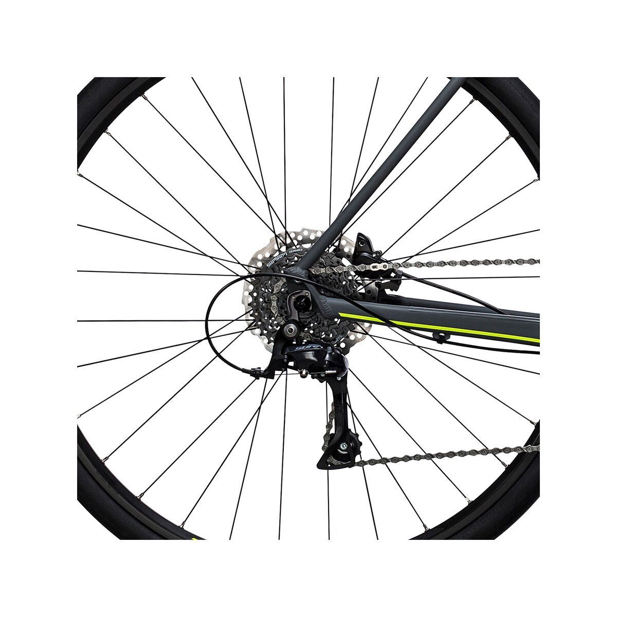 Cube SL Road Pro, grey´n´flashyellow - Bild 4