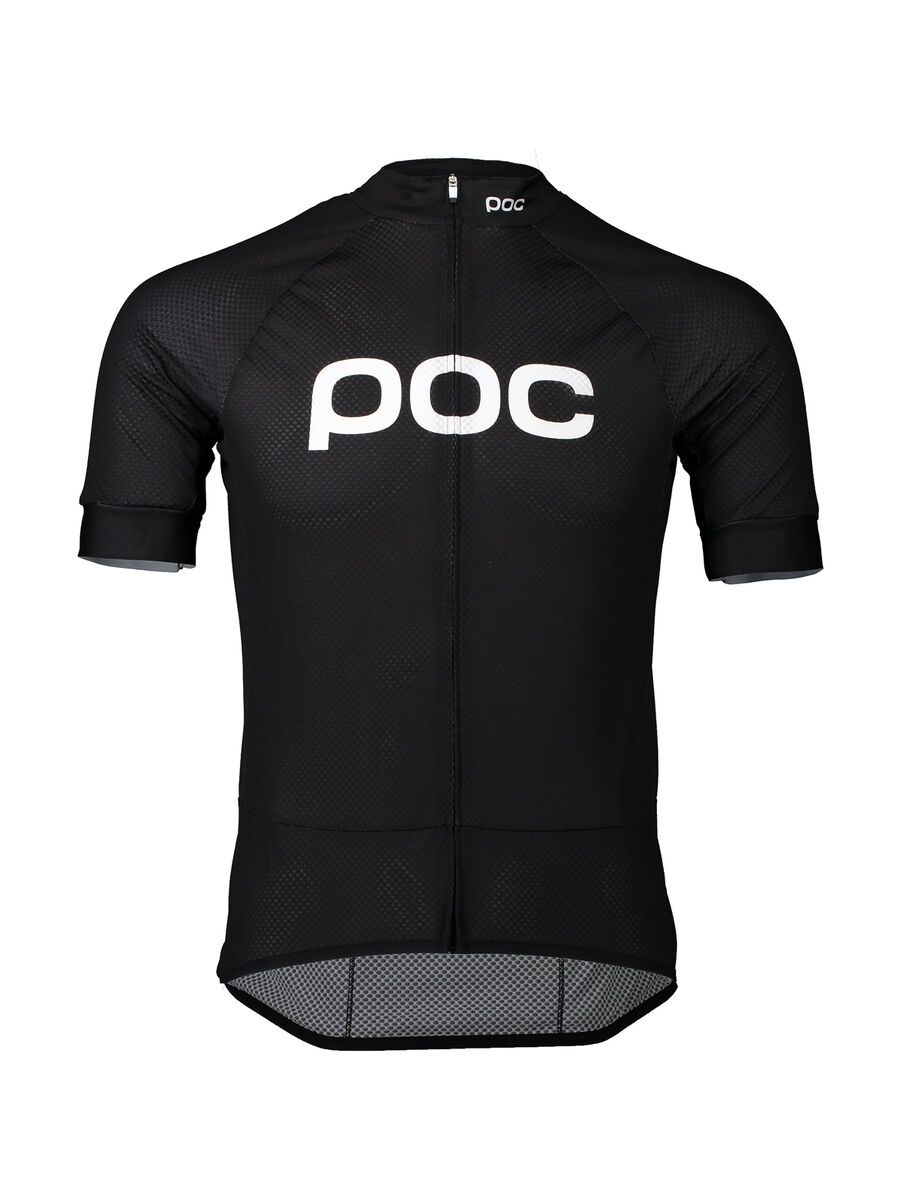 POC Essential Road Logo Jersey, uranium black - Bild 1