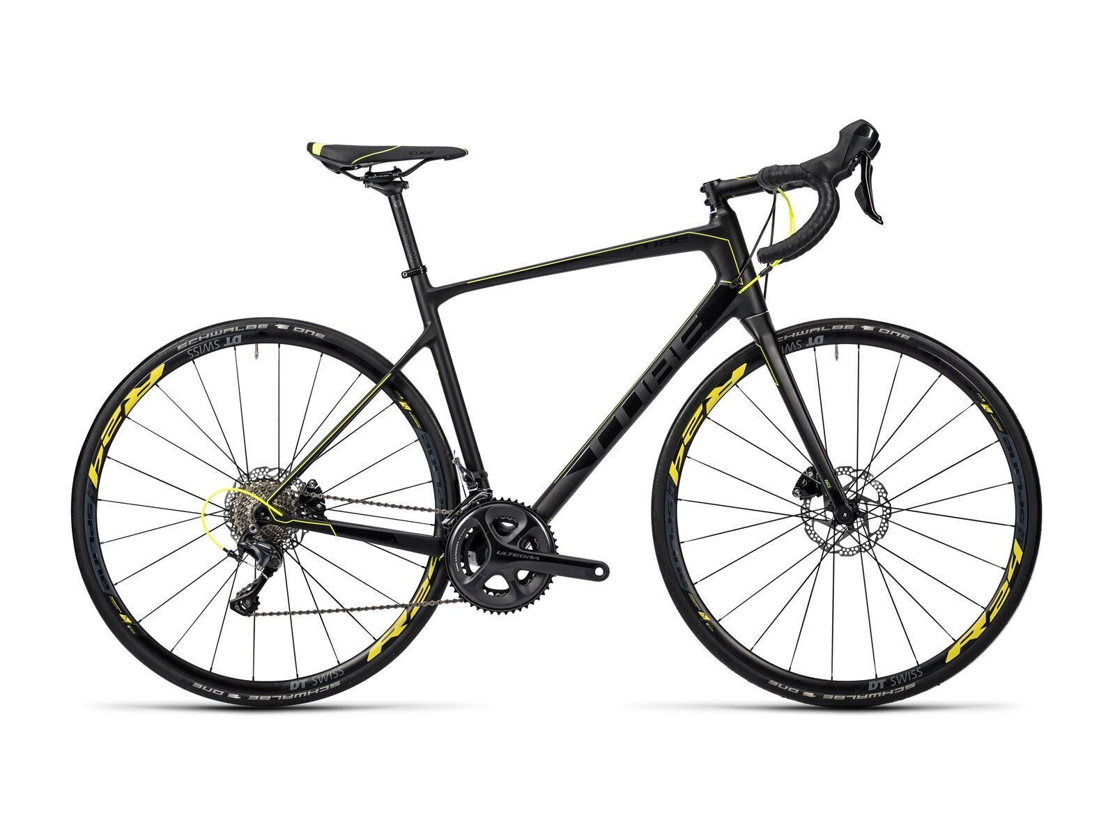 Cube Attain GTC SL Disc, carbon´n´flashyellow - Bild 1