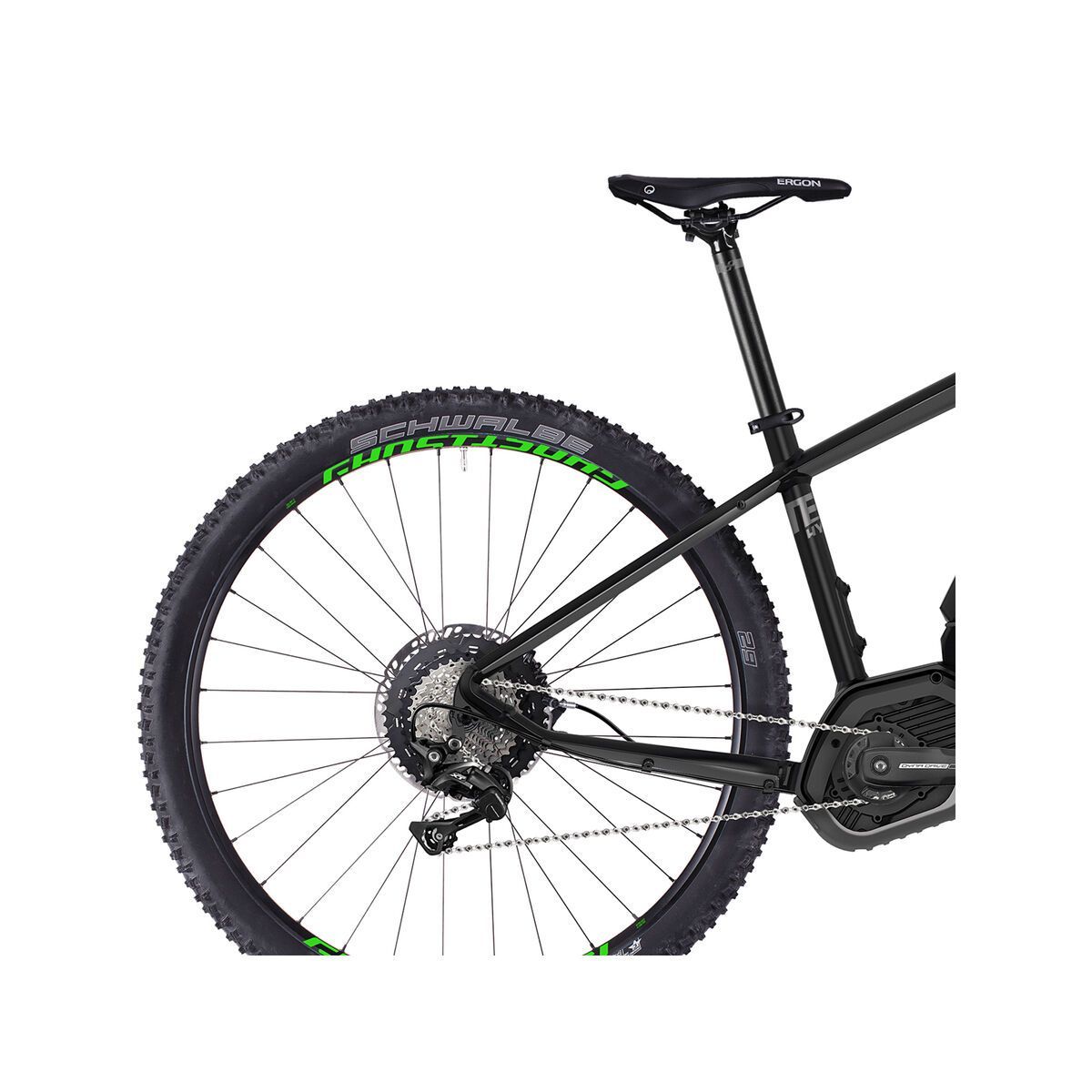 Ghost Hybride Teru B7.9 AL, night black/urban gray/neon green - Bild 6