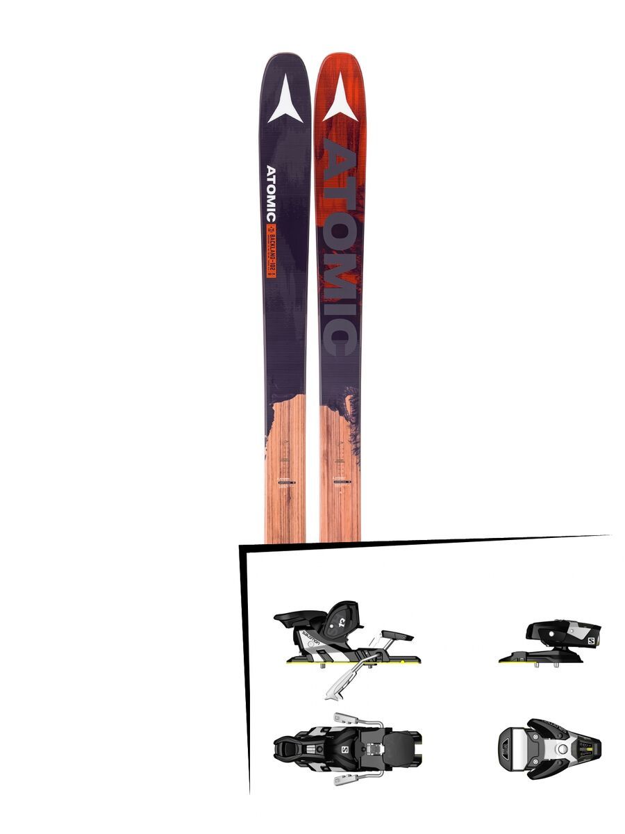 Set: Atomic Backland FR 102 2017 + Salomon STH2 WTR 13 (1456104) - Bild 1