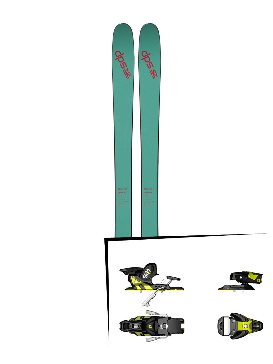 DPS Skis Set: Cassiar 95 Pure3 2016 + Salomon STH2 WTR 13 - Bild 1