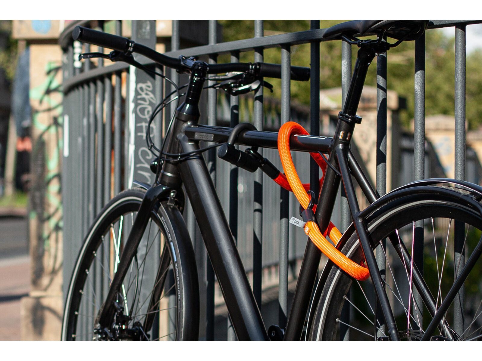 Tex-Lock Eyelet L 160 cm + U-Lock, orange - Bild 16