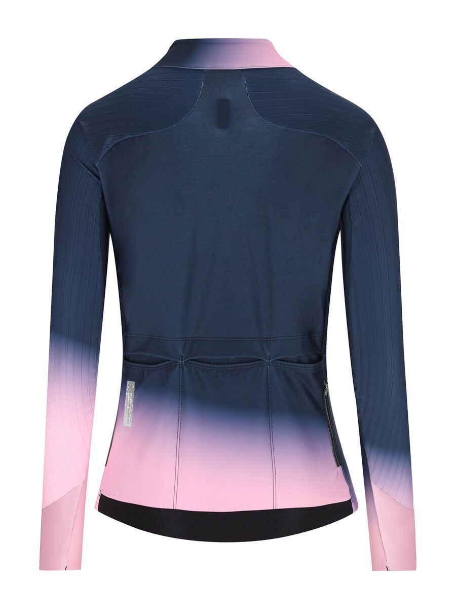 Q36.5 Gregarius Hybrid Collar Fade Long Sleeve Jersey Women, nautica blue - Bild 2