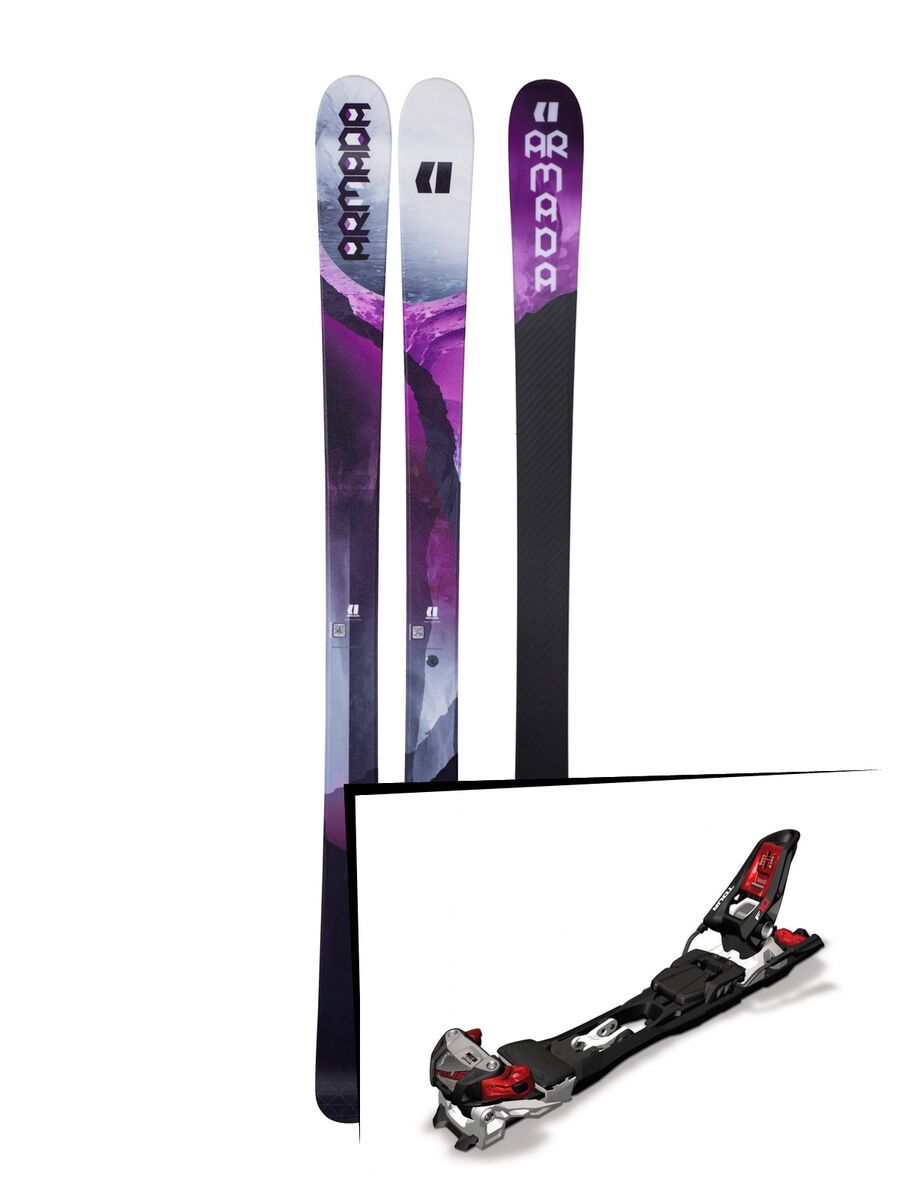 Set: Armada Victa 87 Ti 2018 + Marker F10 Tour black/white/red - Bild 1