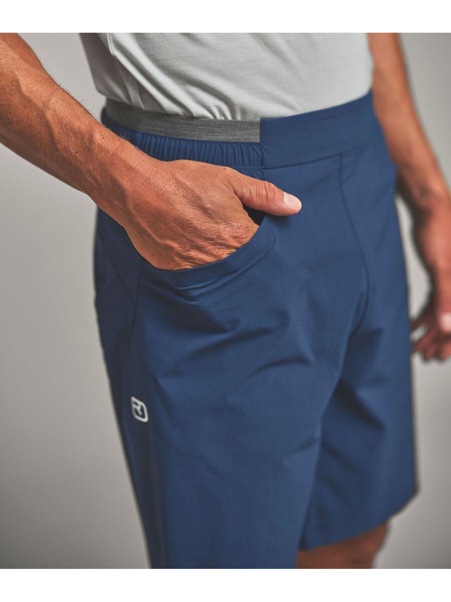 Ortovox Merino Shield Ultra Light Trace Shorts M, blue nunatak - Bild 6