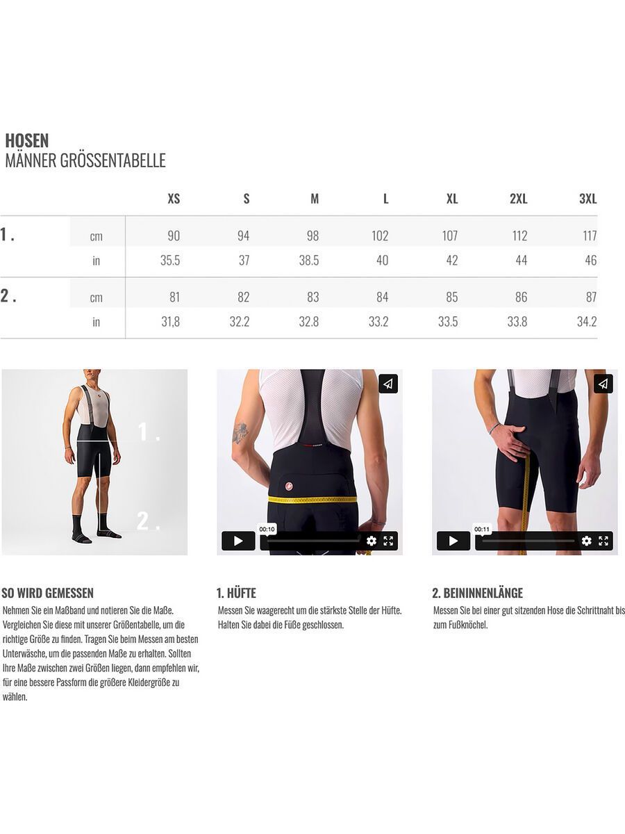 Castelli Espresso Short, black - Bild 9