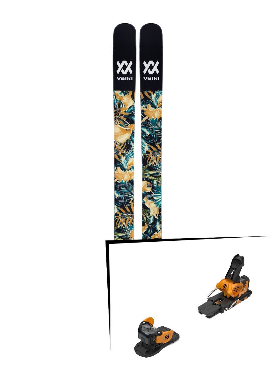 Set: Völkl Bash 116 2018 + Salomon Warden MNC 13 saffron/black - Bild 1