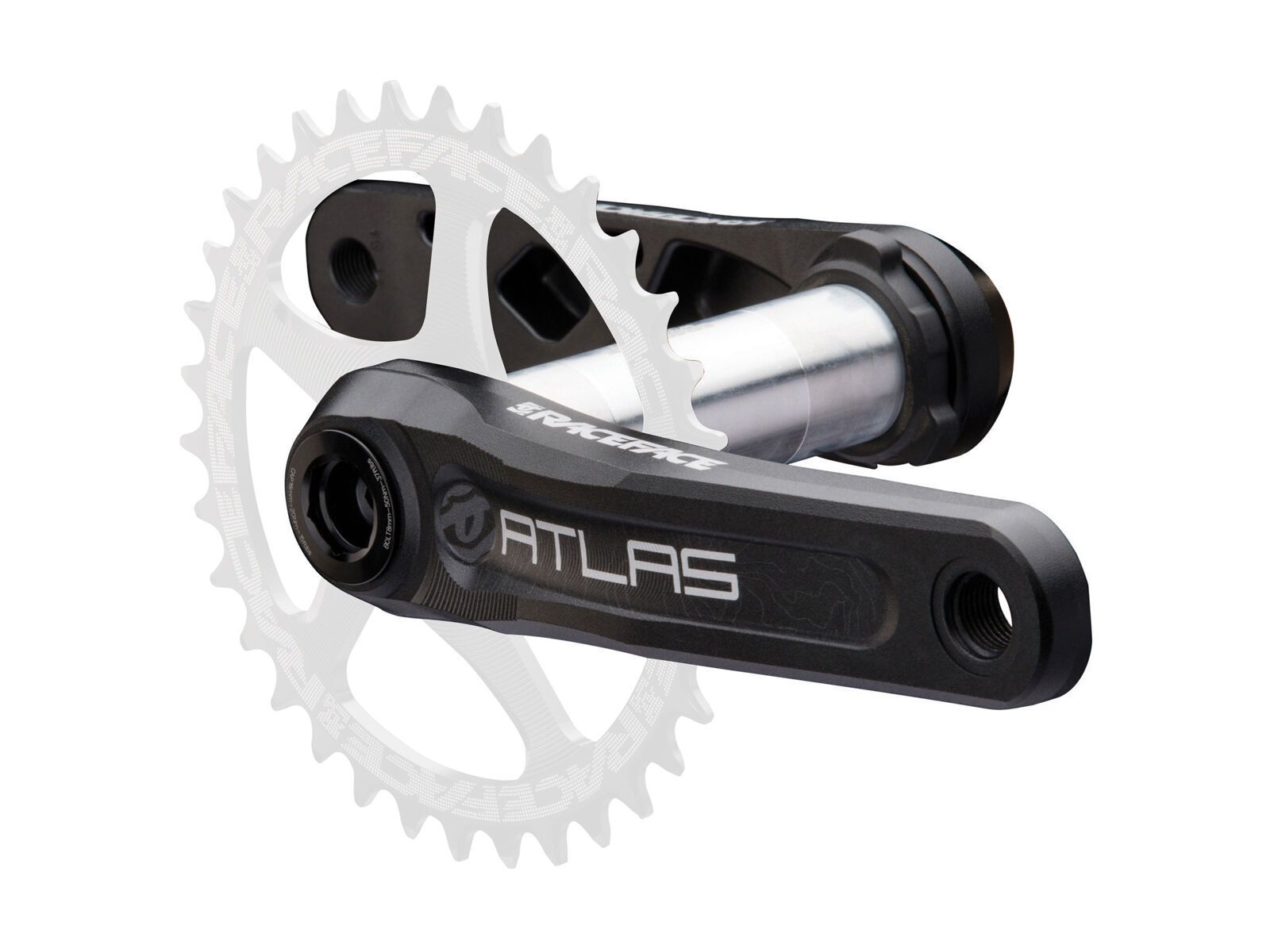 Race Face Atlas Cinch Crankarms - RF136, black - Bild 2