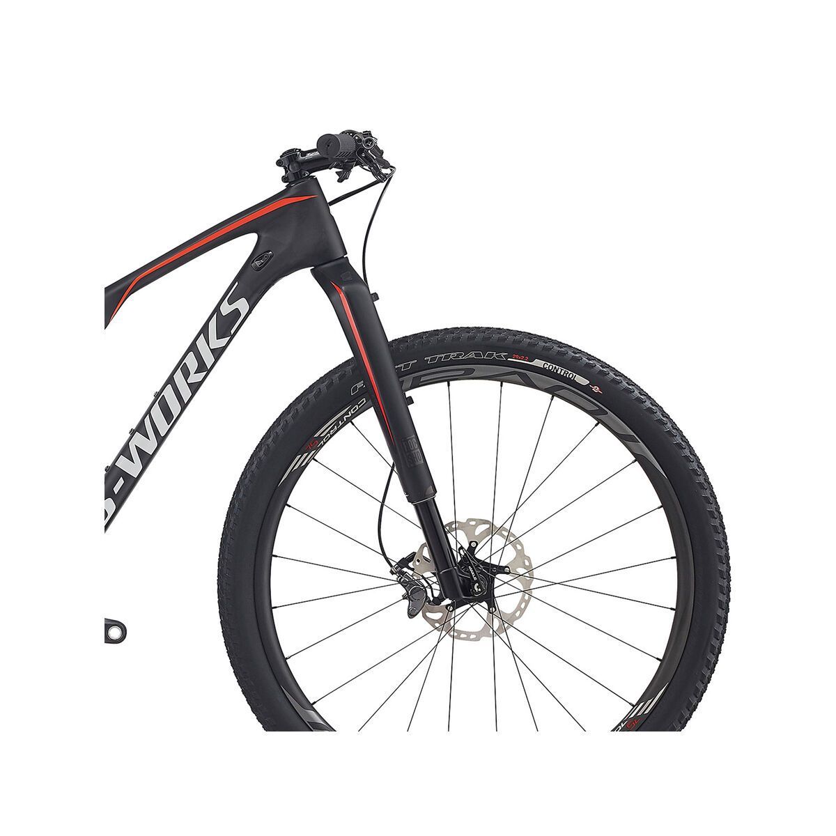 Specialized S-Works Epic FSR Carbon Di2 29, satin gloss carbon/rocket red/white - Bild 5