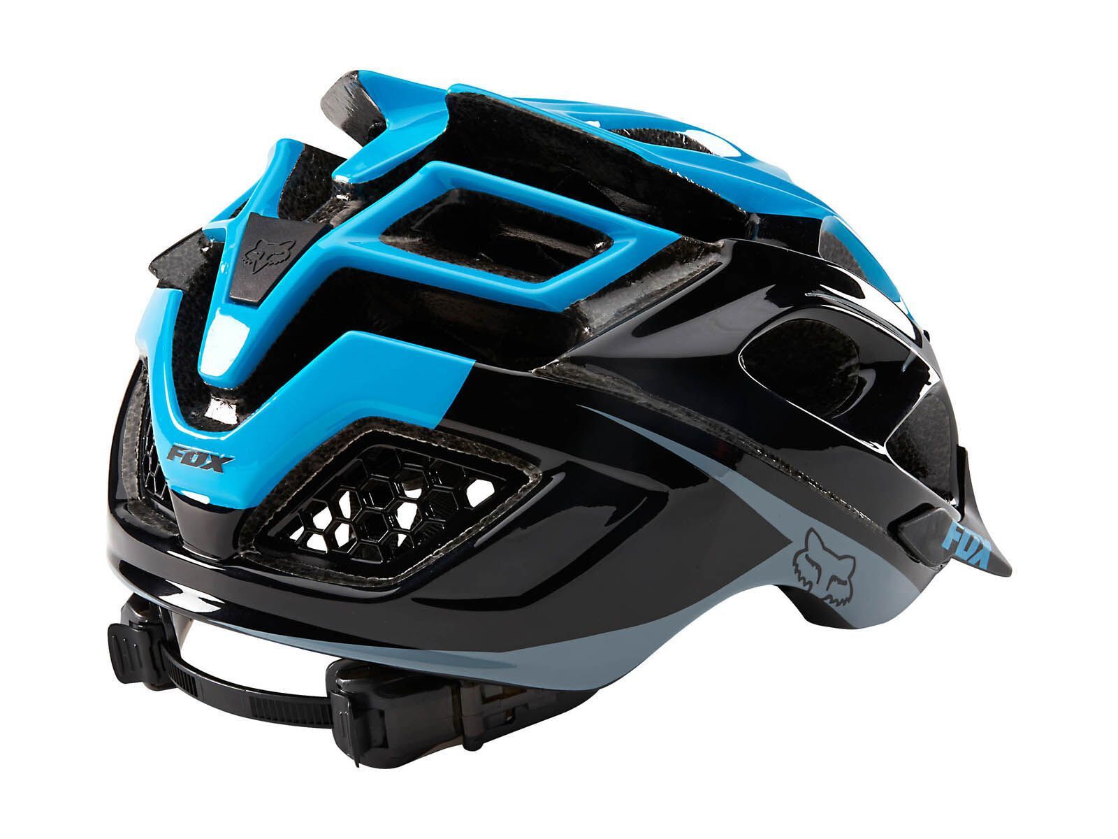 Fox Striker Helmet, black/blue - Bild 2