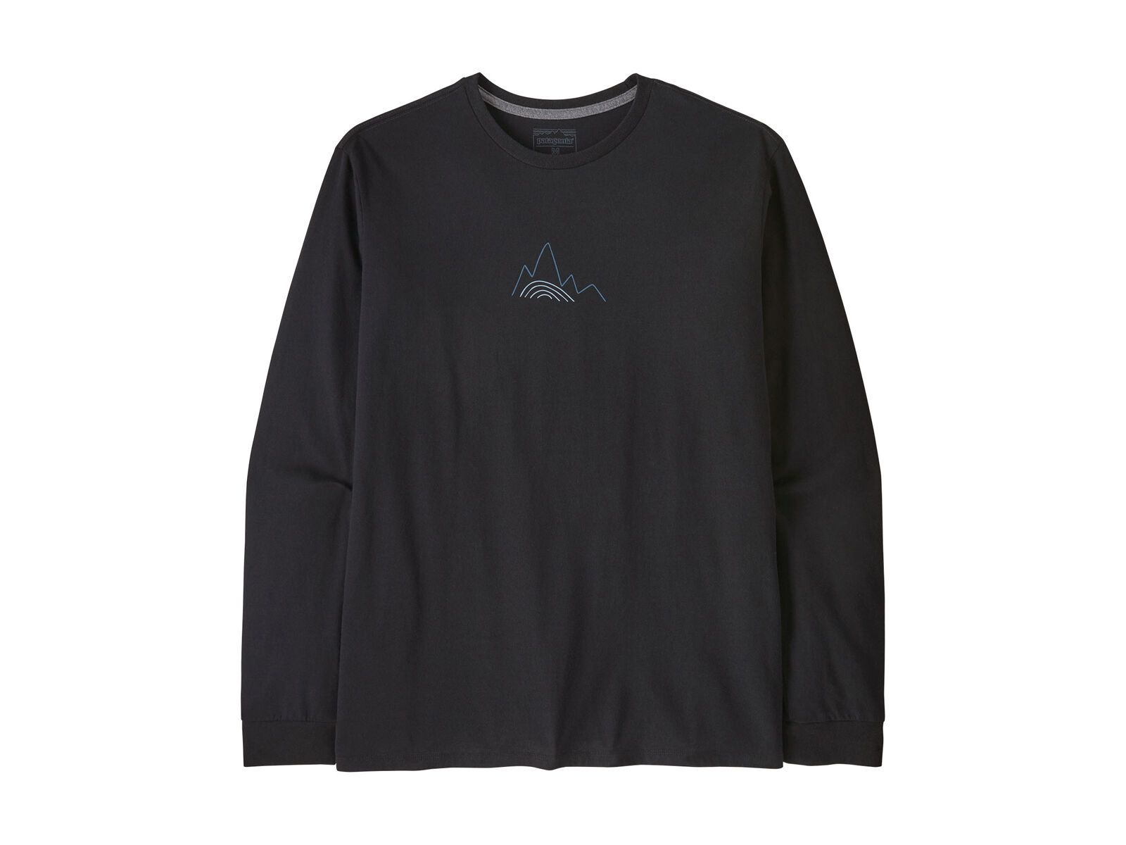 Patagonia Men's Long-Sleeved Berm Logo Responsibili-Tee, black - Bild 1