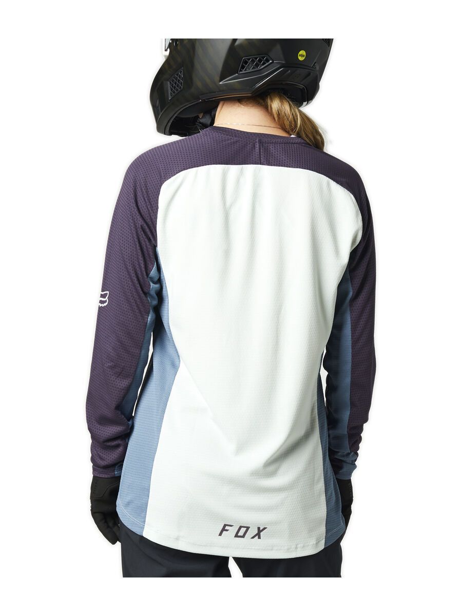 Fox Womens Defend LS Jersey, cloud grey - Bild 2