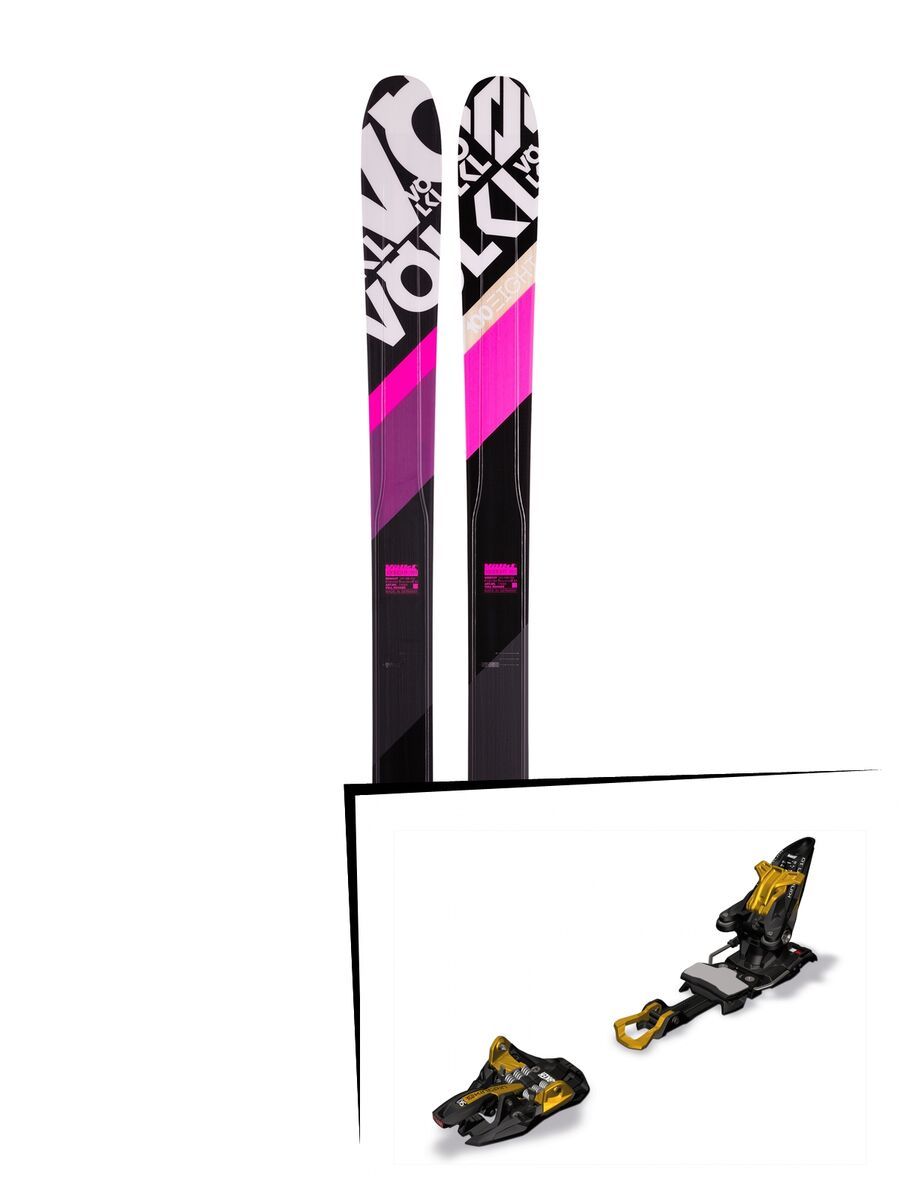 Völkl Set: 100 Eight Pink 2016 + Marker Kingpin 10 - Bild 1