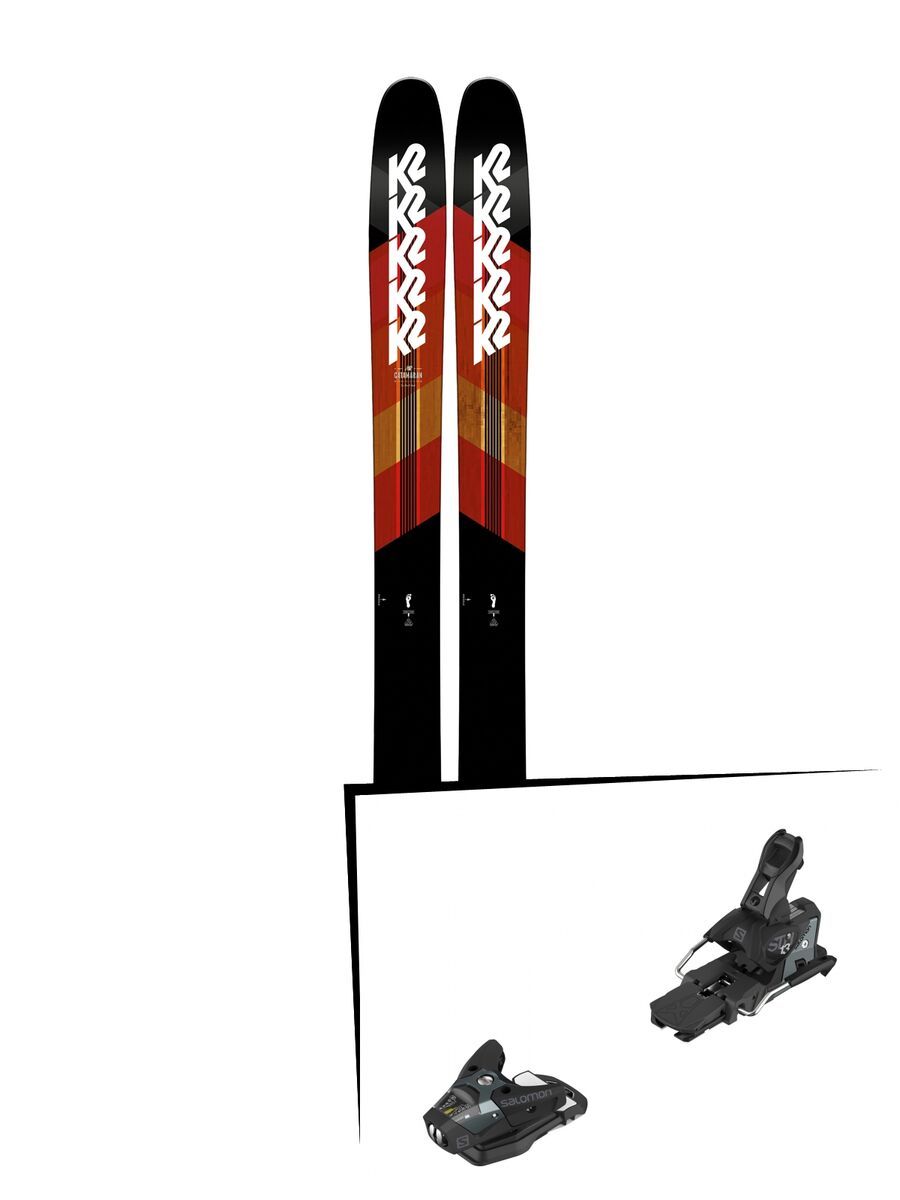 Set: K2 SKI Catamaran 2019 + Salomon STH2 WTR 13 black/dark grey - Bild 1