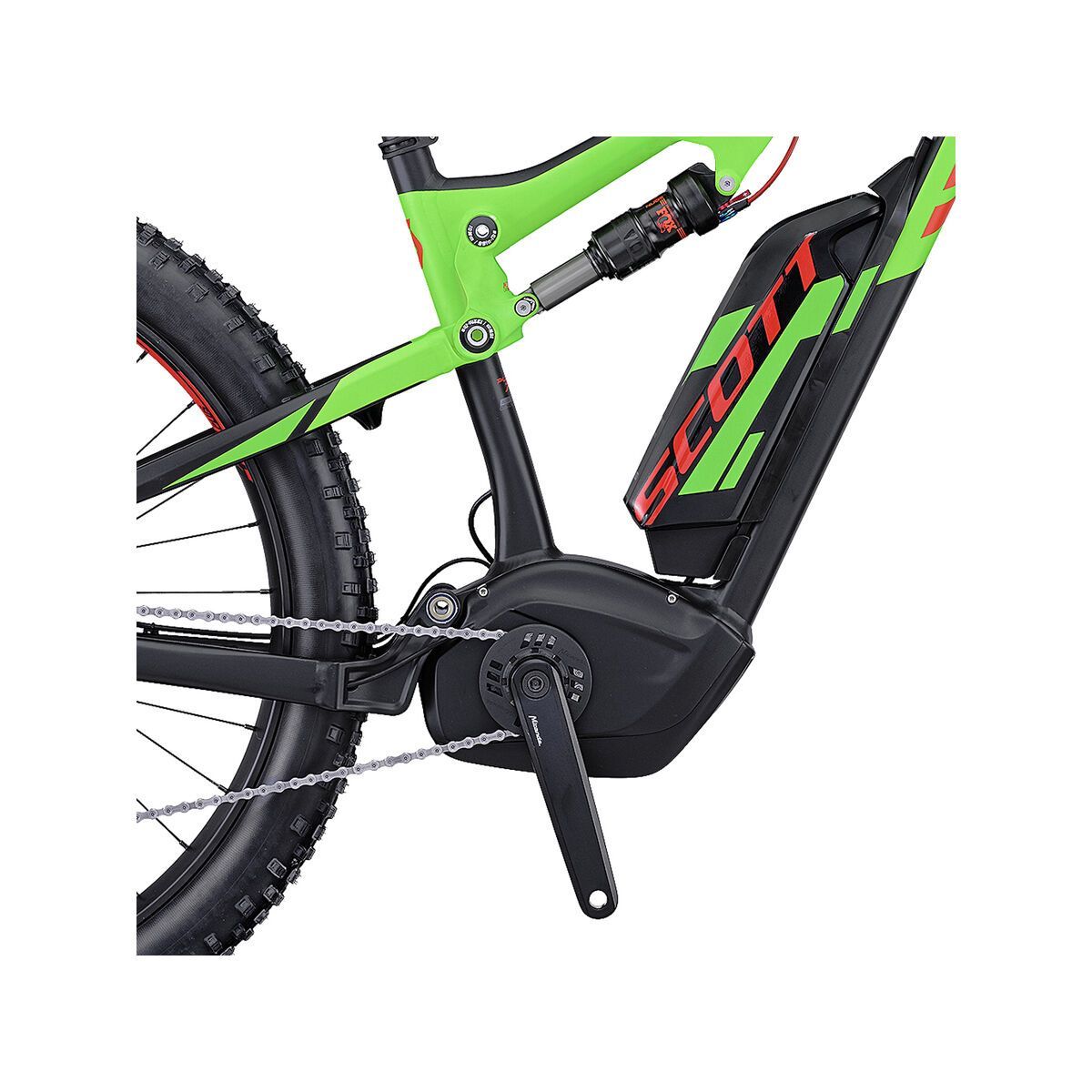 Scott E-Genius 710 Plus, black/green/red - Bild 4