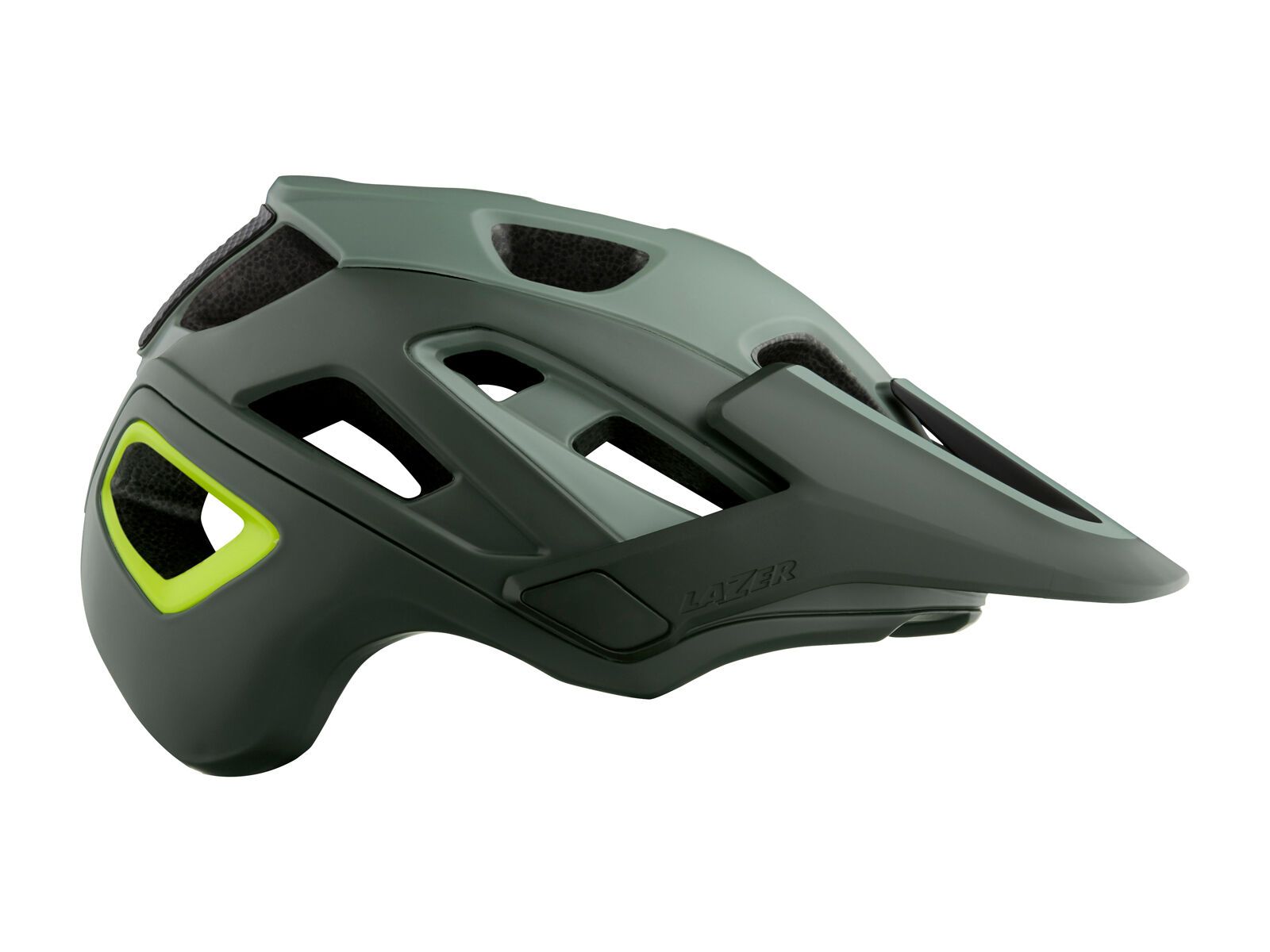 Lazer Jackal MIPS, matte dark green flash yellow - Bild 1