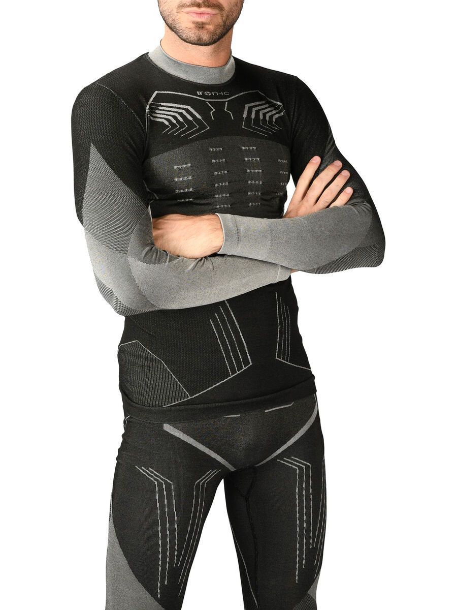 Iron-ic Long-Sleeve T-Shirt Performance Universe Warm - Man, black/silver - Bild 7