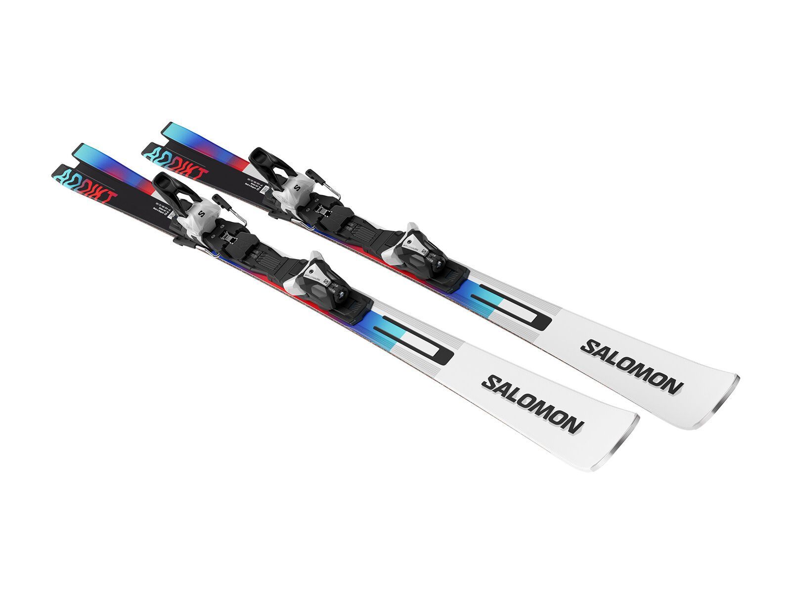 Salomon Addikt + MI12 GW F80 Wh, white/black/pastel neon blue - Bild 6