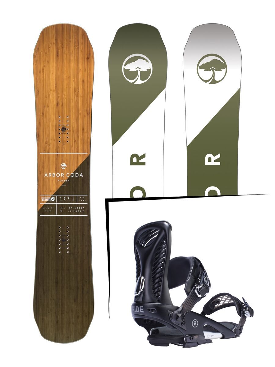 Set: Arbor Coda Rocker 2017 + Ride Capo (1770112S) - Bild 1